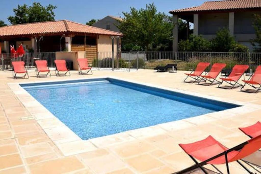 Le Soleil D Eugenie Appartement Dans Residence Avec Piscine Commune Pres De Carcassonne Olonzac Buitenkant foto