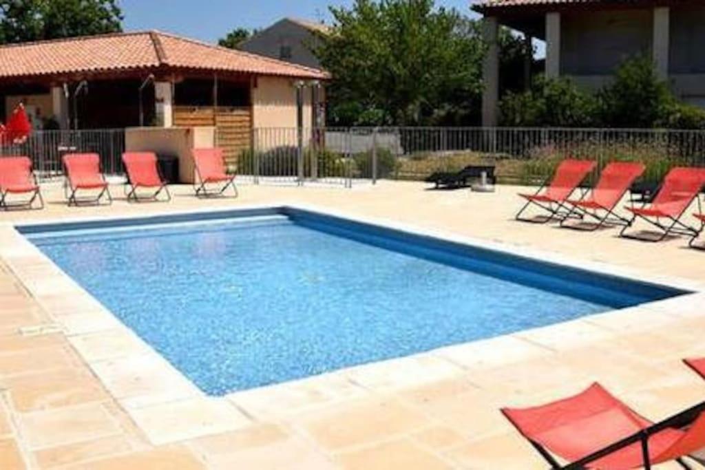 Le Soleil D Eugenie Appartement Dans Residence Avec Piscine Commune Pres De Carcassonne Olonzac Buitenkant foto